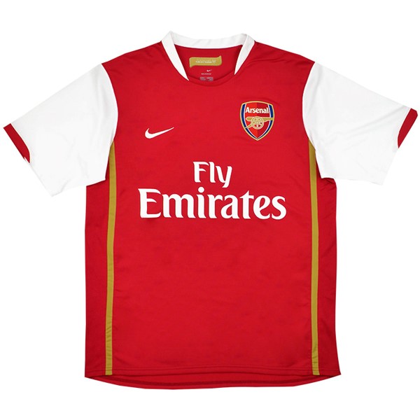 Camiseta Arsenal Replica Primera Ropa Retro 2006 2008 Rojo